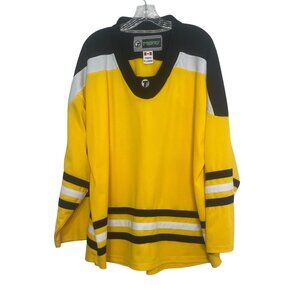 Tronx Hockey Jersey XL Yellow Black Sports Number 14